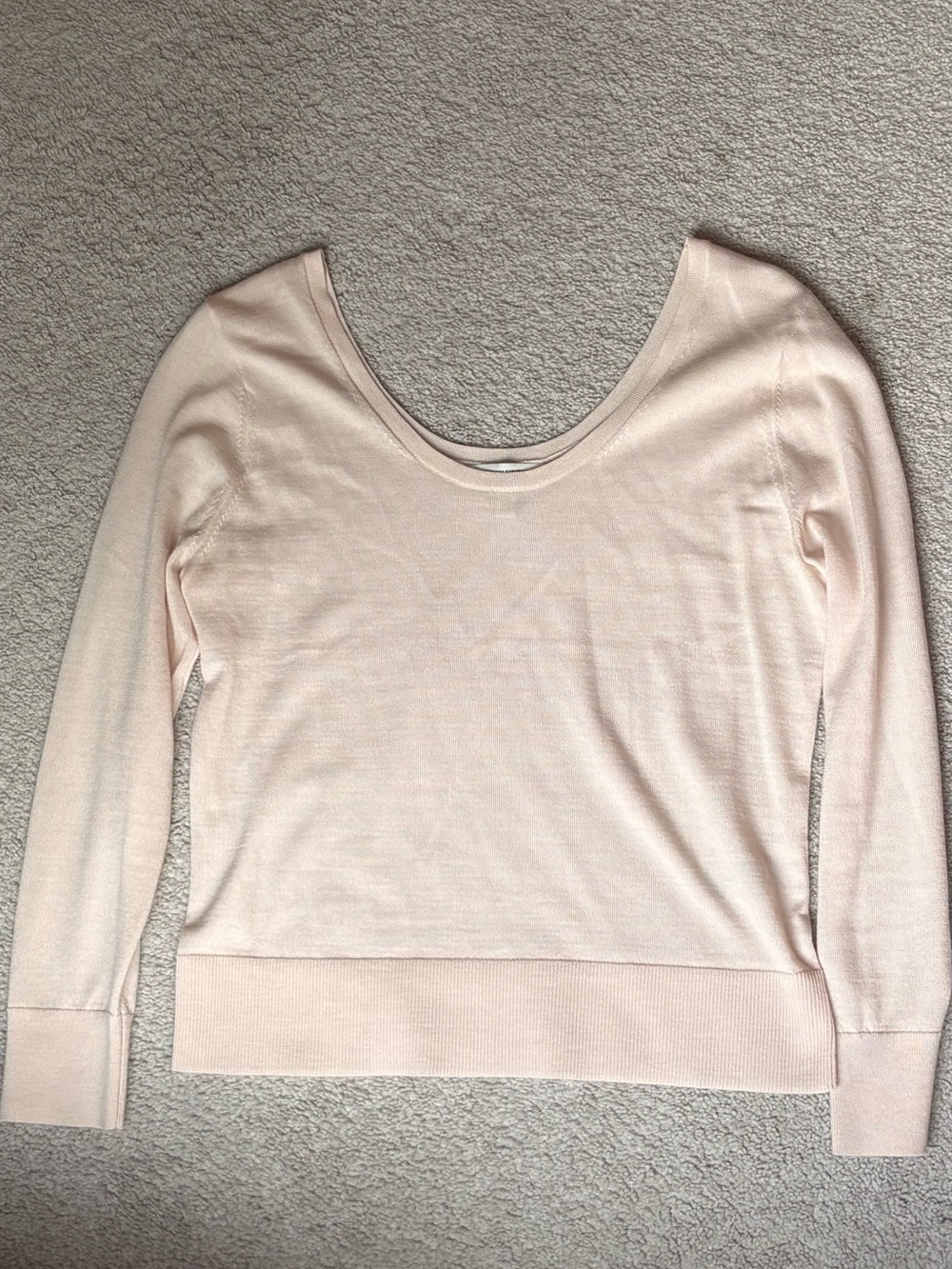 Banana Republic Merino Wool Scoop Neck Lightweight Sweater